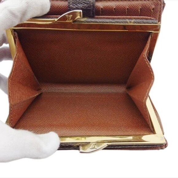 LOUIS VUITTON Bifold Wallet Monogram Monogram Canvas Auth Used - Picture 7 of 10